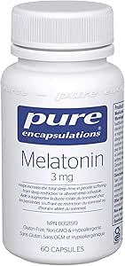 Pure Encapsulations Melatonin 3 mg | Supports the Body’s Natural Sleep-Wake Cycle | 60 Capsules