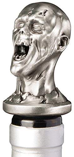 Stainless Steel Zombie Wine Aerator Pourer - Deluxe Decanter Spout for Robust Red and White Wine - Pour Amore Bottle Pourer/Stopper & Air Diffuser by Chris's Stuff