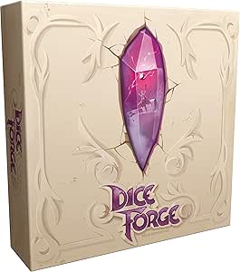 Asmodee - Libellud - DICE FORGE - Jeu de Société Familial pour Enfants dès 10 Ans - Stratégie et Défis - Dés Personnalisables - Jeu Construction de Dés - 2 À 4 Joueurs - 45 Min - Version Française