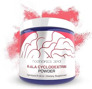 R-ALA Cyclodextrin Complex Powder | Optimized R-Alpha Lipoic Acid | 30 Grams