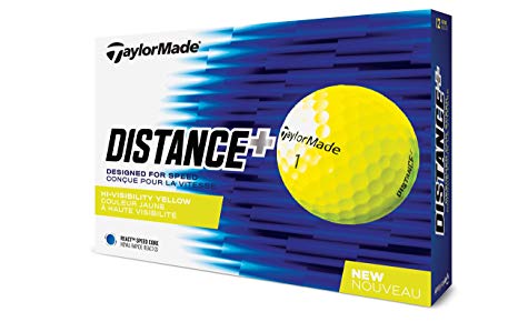 TaylorMade Distance Plus Golf Balls (One Dozen)