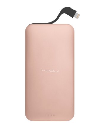 MiPow 5000mAh Portable Charge for Mobile Phones and Tablets - Rose Gold