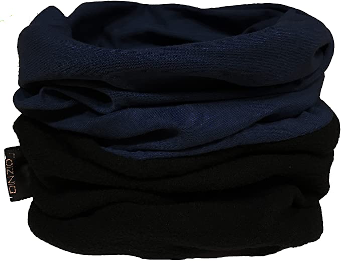 DINZIO Multifunctional Face mask Headwear Neck Scarf Bandana Balaclava Tube Gaiter Stretch Snood Headband