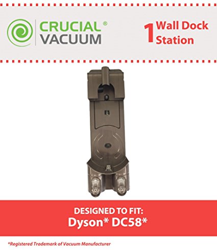 Replacement Wall Docking System fits Dyson DC58 DC59 DC61 & DC62, Compare to Part # 965876-01, Designed & Engineered by Crucial Vacuum