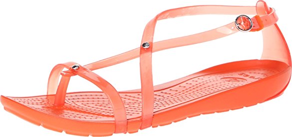 Crocs Womens Women's Really Sexi Dress Sandal,Tangerine/Tangerine,4 M US