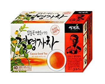Korean Roasted Cassia Tora Seeds Tea (Gyeolmyeongja Cha) - 40 teabags