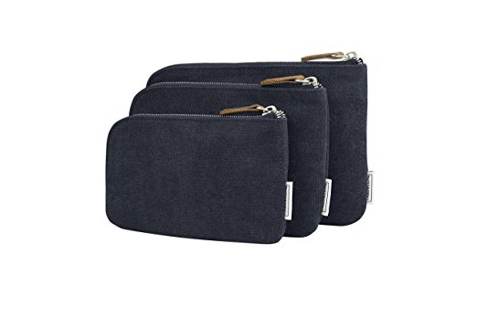 Travelon Heritage Set Of 3 Pouches Packing Organizers
