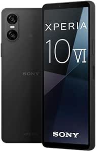 Sony Xperia 10 VI 5G XQ-ES72 128GB 8GB RAM Factory Unlocked (GSM Only | No CDMA – not Compatible with Verizon/Sprint) Smartphone Global Version Mobile Cell Phone – Black