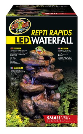 Zoo Med Labratories Repti Rapids LED Rock Waterfall, Small