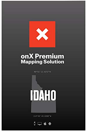Idaho Hunting Maps: onX Hunt Chip for Garmin GPS - Public & Private Land Ownership - Hunting Units & Zones - Includes Premium Membership for onX Hunting App for iPhone, Android & Web