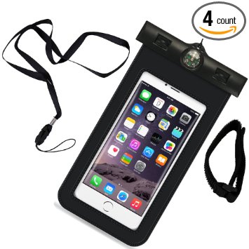Waterproof Case.Yomole Dry Bag For iPhone 6,6s,6 Plus,6s Plus,5,5s, se,Samsung Galaxy s6, s6 Edge, s5, s4, Note 4, 3,2, Snowproof Pouch for Cellphone Up to 5.8 inches.
