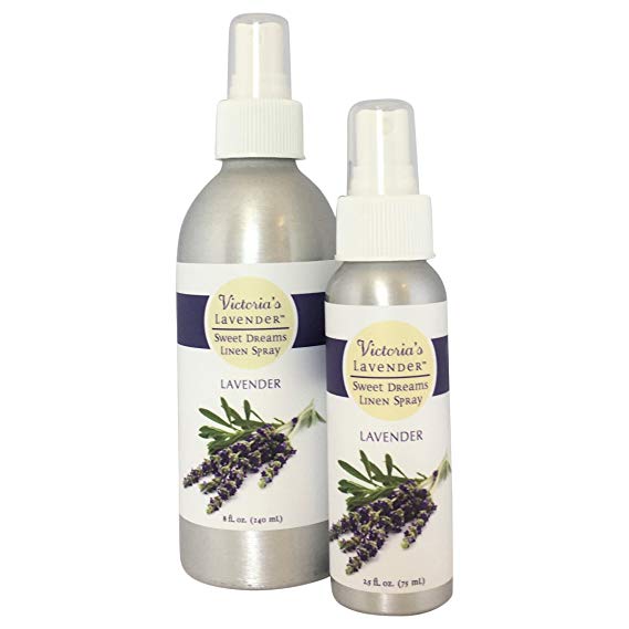 Victoria's Lavender Pillow and Linen Spray Sleep Better Tonight 100% Pure Lavender Essential Oil Handmade in Oregon (8 oz + 2 oz)