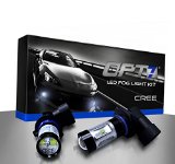 OPT7 9006 CREE LED DRL Fog Light Bulbs - 5000K Bright White- Plug-n-Play Pack of 2