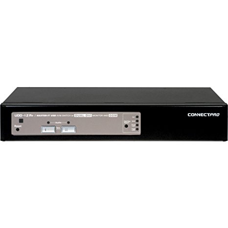 ConnectPRO Master-IT UDD-12A   KIT - KVM/audio switch - 2 ports - Desktop, Black (UDD-12A-PLUS-KIT)