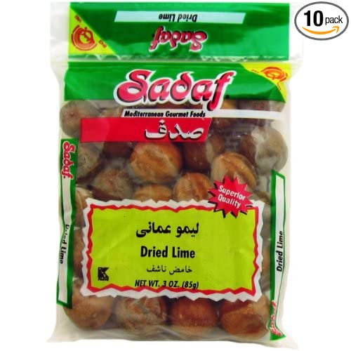 Sadaf Dried Lime Omani Whole, 3-Ounce (Pack of 10)
