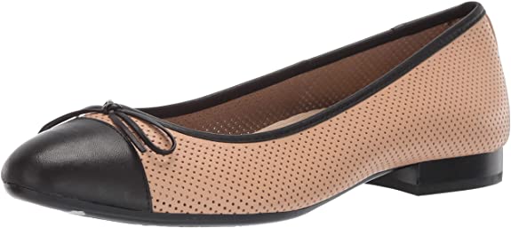 Aerosoles - Women's Outrun Ballet Flat - Comfortable Slip-On with Memory Foam Footbed