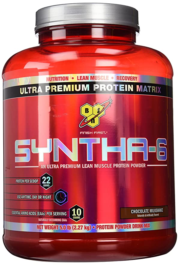 Bsn Syntha-6 Protein Powder - Chocolate Milkshake, 5.0 Lb (48 Servings)