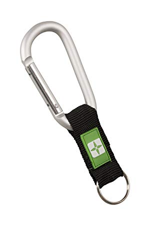 Mountain Warehouse Karabiner with Strap - Lightweight Carabiner, Durable Key Chain Clip Quick Release Clasp, Longlasting Keyring - Perfect for Travelling & Daily Use