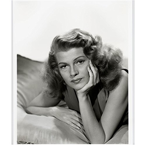 Rita Hayworth 8 x10 Photo Cover Girl Gilda Tonight & Every Night B&W Pic Long Row of Buttons on Top Above Belt Pose 3 kn