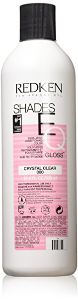 Redken Shades EQ Color Gloss Hair Color for Unisex, 000 Crystal Clear, 16.89 Ounce