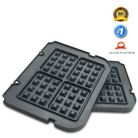 Paksh  Cuisinart GR-WAFP Non Stick Waffle Maker Removable Plates for Griddler