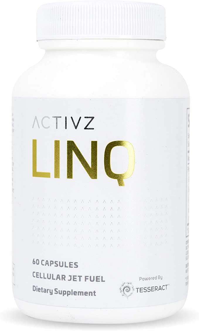 LINQ Cellular Jet Fuel - Leaky Gut Management - Gut/Brain Connection - Highly Bioavailable Butyric Acid Supplement - Patented Delivery Technology (60 Capsules, 1 Month Supply)