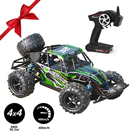 VOLANTEXRC Remote Control Truck Desert Journey 1:18 Scale 4WD Off-Road RC Car 30mph High Speed All Terrain RC Vechicle RTR for Kids or Adults, Boys or Girls (785-3)