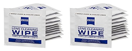 Zeiss PBXGgB Pre-Moistened Lens Cleaning Wipes, Pack of 200 (2 Pack)