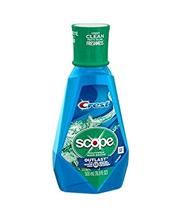 Crest Scope Outlast Mouthwash (16.9 Ounce Pack of 2)