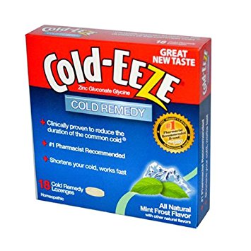 Cold-EEZE Cold Remedy Lozenges, Mint Frost, 18 Count
