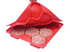 ShapeStore Burger Master 8 in 1 Innovative Burger Press and Freezer Container 8-Patty Red
