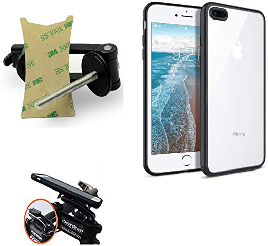 iPhone 7 Bike Phone Mount Holder with Riding Case.Combination of Bike Stem Cap & Handlebar Phone Mount System with Riding Cycling Case for iPhone 7(4.7")