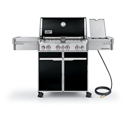 Weber Summit 7271001 E-470 580 sq. in. 48, 800-BTU Natural-Gas Grill, Black