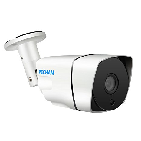 1200TVL 36 IR-LEDs Security CCTV Camera PECHAM Bullet Surveillance, 3.6mm Lens High Resolution IR Cut Night Vision Outdoor Security Camera