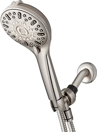 Waterpik ShowerClean Pro Hand Held Shower Head High Pressure Rinser With Built-in Power Jet Wash