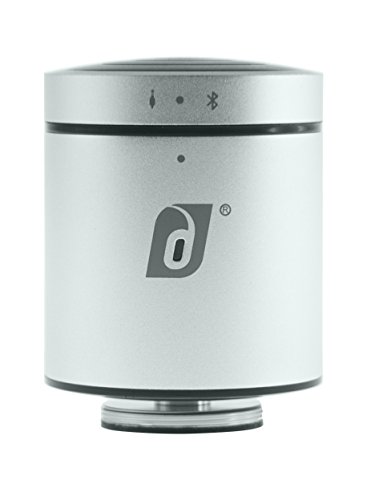 Damson Audio Cisor Portable Wireless Bluetooth Speaker - Creates Sound From The Surface You Set It On (Silver)