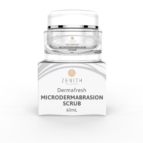 Dermafresh Microdermabrasion Scrub, Containing Crystals and Fruit Enzymes Slough Away Dead Skin Cells, Unblock Pores and Boost Superficial Circulation Plus Lifetime Money Back Guarantee