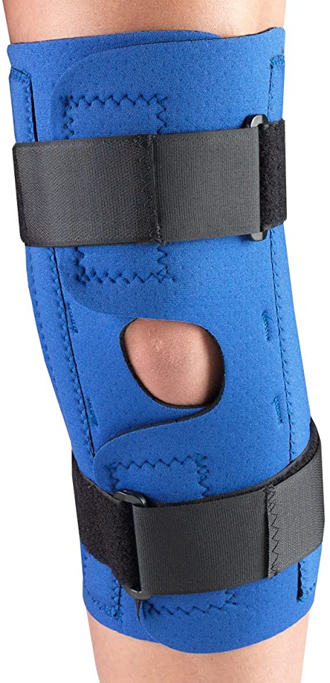 OTC Knee Stabilizer Wrap, Spiral Stays, Neoprene, Blue, 5X-Large