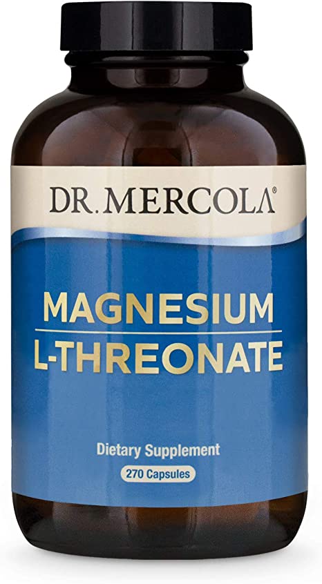 Dr. Mercola Magnesium L-Threonate 90 Day, 270 Capsules