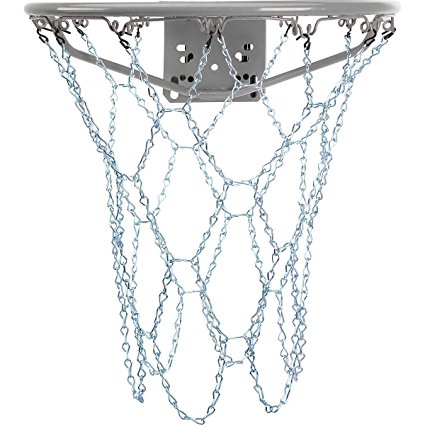 FRANKLIN Galvanized Steel Chain Basketball Hoop Net - 19-Inch