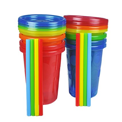 The First Years Straw Cup, Take and Toss, 10 Ounce,, 8-Count