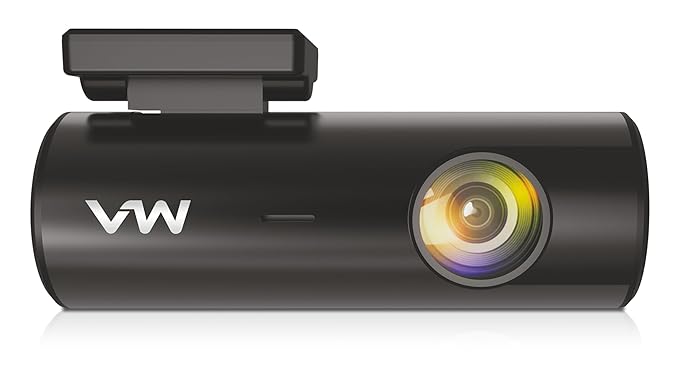 VW Car Dash Camera VW100G (with GPS Log) Dash Cam | Full HD 1080p | Wide Angle View | G-Sensor | WiFi | Emergency Recording | (Dashcam GPS)