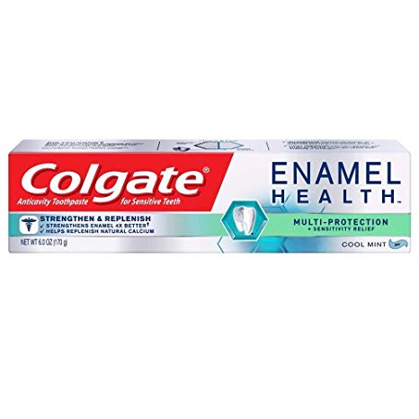 Colgate Enamel Health Multi-Protection   Sensitivity Relief Gel, Cool Mint, 6.0 oz