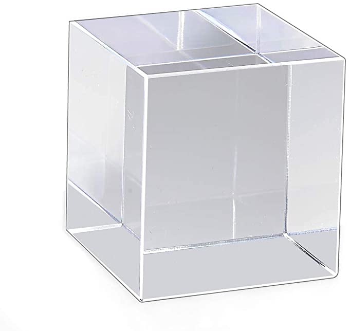 Mirart Clear Acrylic Cube (2" x 2" x 2")