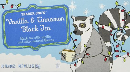Trader Joe's Vanilla and Cinnamon Black Tea 20 Tea Bags Per Box Limited Edition for the Festive Season