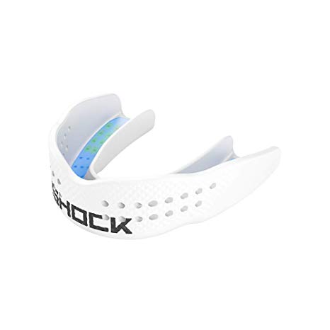 Shock Doctor Mouth Guard Trash Talker – Low Profile Fit for Talking! – Easy Fit Strapless Mouthguard – Speak Easy Breathe Easy! for Basketball, Hockey, Lacrosse etc. for Adults (Age 11 )
