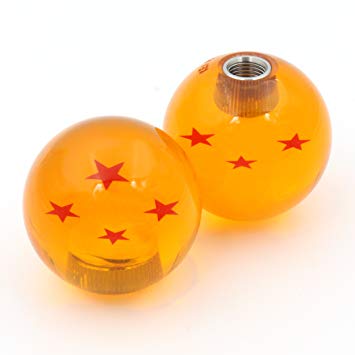 Kei Project Dragon ball Z Star Manual Stick Shift Knob With Adapters Fits Most Cars (4 Star)