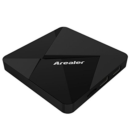 Arealer X9 Android 6.0 TV Box 2GB   16GB Quad Core 64bit Amlogic S905X KODI 16.1 Support 2.4G & 5G Dual Band Wi-Fi / 4K HDMI / DLNA AirPlay Miracast Media Player