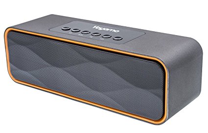 Yoyamo Portable Bluetooth Speakers Wireless Speaker with Super Bass Stereo sound for Smart Phones, Tablet, PC(Grey)