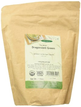 Davidson's Tea Bulk, Dragonwell Green, 16-Ounce Bag